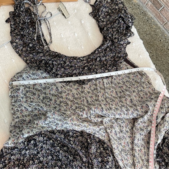 Free People Flower Patchwork Dress size S - Picture 8 of 8
